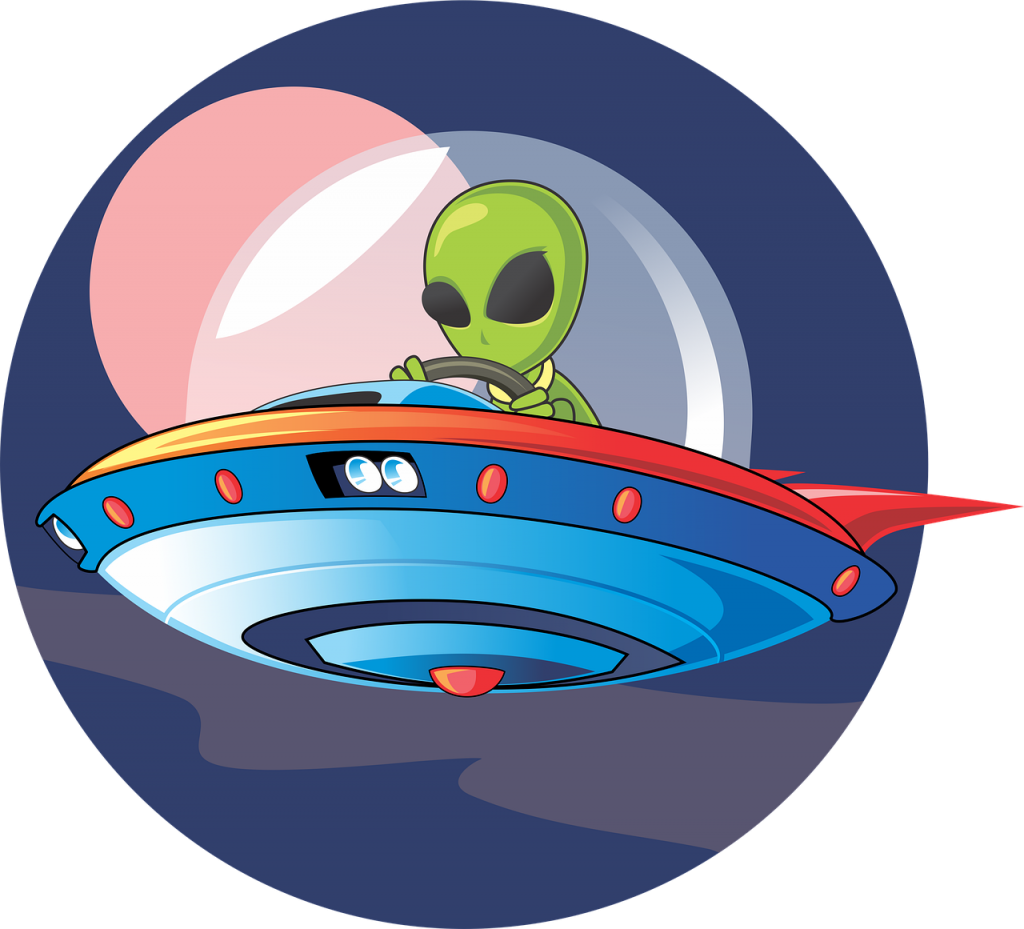 alien, ufo, spaceship