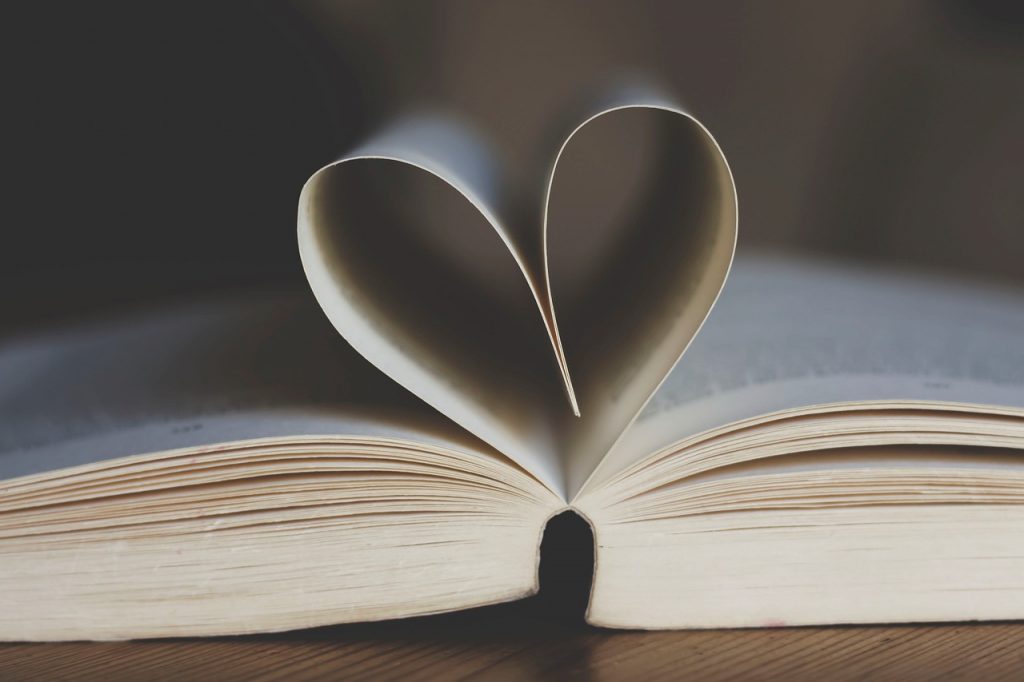 book, love, heard